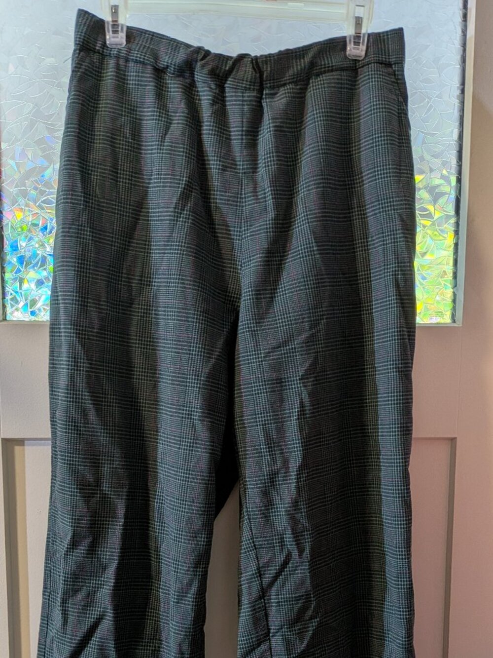 Vintage Green Plaid Pants